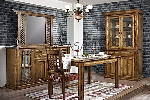 Efes Masif Yemek Odası Takımı